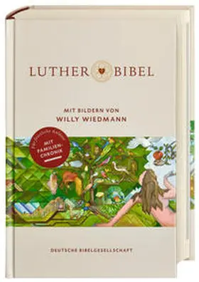  Lutherbibel mit Bildern von Willy Wiedmann. Mit Apokryphen und Familienchronik. Altes und Neues Testament mit den schönsten Bibel-Bildern des Stuttgarter Künstlers auf 36 Farbseiten. | Buch |  Sack Fachmedien