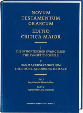 Institut für Neutestamentliche Textforschung |  ECM I/2.2. Markusevangelium. Begleitende Materialien | Buch |  Sack Fachmedien