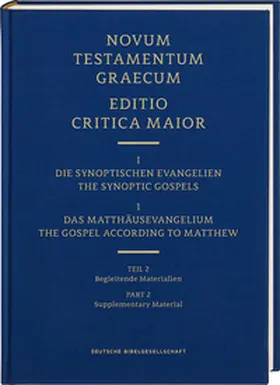 Institut für Neutestamentliche Textforschung / Strutwolf / Hüffmeier |  ECM I.1/2 Matthäusevangelium. Begleitende Materialien | Buch |  Sack Fachmedien