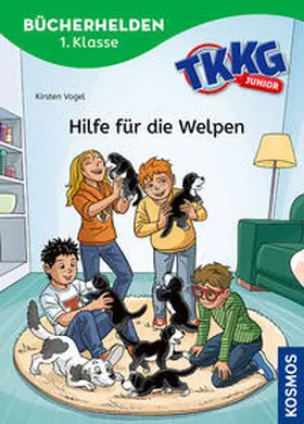 Vogel |  TKKG Junior, Bücherhelden 1. Klasse, Hilfe für die Welpen | Buch |  Sack Fachmedien
