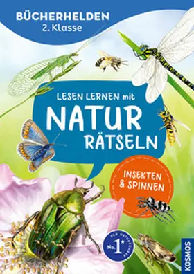 Duppke |  Lesen lernen mit Naturrätseln, Bücherhelden 2. Klasse, Insekten & Spinnen | Buch |  Sack Fachmedien