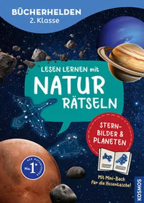 Duppke |  Lesen lernen mit Naturrätseln, Bücherhelden 2. Klasse, Sternbilder & Planeten | Buch |  Sack Fachmedien