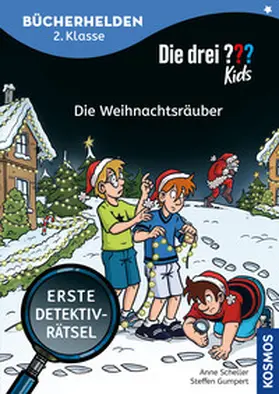 Scheller |  Die drei ??? Kids, Bücherhelden 2. Klasse, Die Weihnachtsräuber | Buch |  Sack Fachmedien