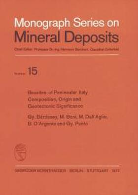 Bárdossy / Boni / Dall'Aglio |  Bauxites of Peninsular Italy | Buch |  Sack Fachmedien