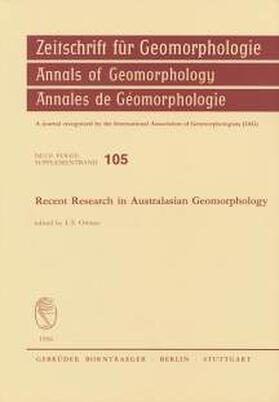 Owens |  Recent Research in Australasian Geomorphology | Buch |  Sack Fachmedien