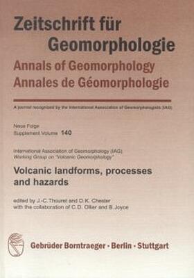 Thouret / Chester |  Volcanic landforms, processes and hazards | Buch |  Sack Fachmedien