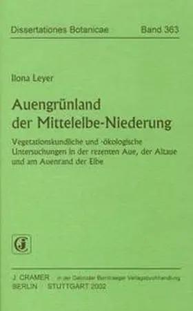 Leyer |  Auengrünland der Mittelelbe-Niederung | Buch |  Sack Fachmedien