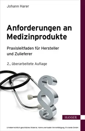 Harer |  Anforderungen an Medizinprodukte | eBook | Sack Fachmedien