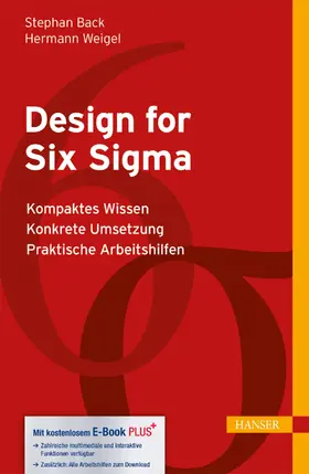 Back / Weigel |  Design for Six Sigma | Buch |  Sack Fachmedien