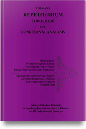 Timmann | Repetitorium Topologie und Funktionalanalysis | Buch | 978-3-446-47593-9 | sack.de