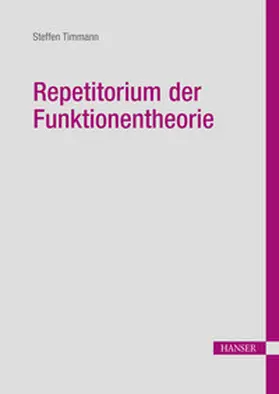 Timmann |  Repetitorium der Funktionentheorie | eBook | Sack Fachmedien