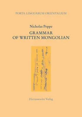 Poppe |  Grammar of Written Mongolian | Buch |  Sack Fachmedien
