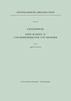 Gomaà |  Chaemwese, Sohn Ramses' II. und Hoherpriester von Memphis | Buch |  Sack Fachmedien