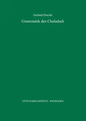 Doerfer |  Grammatik des Chaladsch | Buch |  Sack Fachmedien