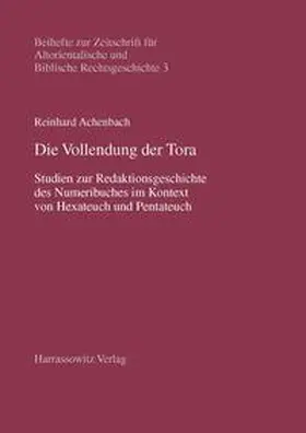 Achenbach |  Die Vollendung der Tora | Buch |  Sack Fachmedien
