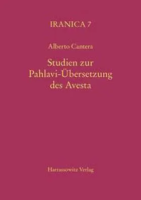 Cantera |  Studien zur Pahlavi-Übersetzung des Avesta | Buch |  Sack Fachmedien