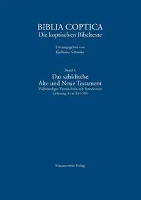 Schüssler |  Das sahidische Alte und Neue Testament. Vollständiges Verzeichnis mit Standorten | Buch |  Sack Fachmedien