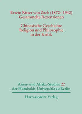 Walravens |  Erwin Ritter von Zach (1872-1942) -  Gesammelte Rezensionen | Buch |  Sack Fachmedien