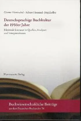 Häntzschel / Hummel / Zedler |  Deutschsprachige Buchkultur der 1950er Jahre | Buch |  Sack Fachmedien