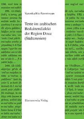 Ritt-Benmimoun |  Texte im arabischen Beduinendialekt der Region Douz (Südtunesien) | Buch |  Sack Fachmedien