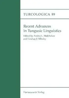 Whaley / Malchukov |  Recent Advances in Tungusic Linguistics | Buch |  Sack Fachmedien