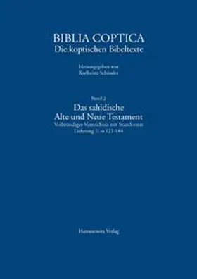 Schüssler |  Das sahidische Alte und Neue Testament | Buch |  Sack Fachmedien