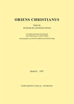 Kaufhold / Kropp |  Oriens Christianus 81 (1997) | Buch |  Sack Fachmedien