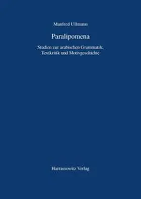Ullmann |  Paralipomena | Buch |  Sack Fachmedien
