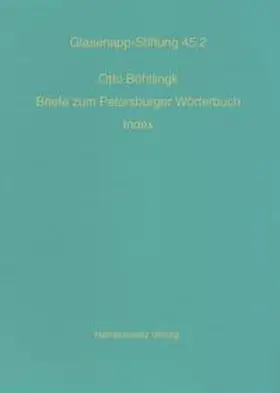 Kohler / Stache-Weiske / Zeller |  Otto Böhtlingk an Rudolf Roth | Buch |  Sack Fachmedien