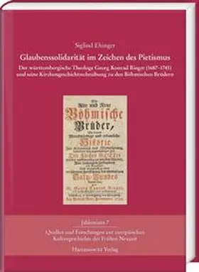 Ehinger |  Glaubenssolidarität im Zeichen des Pietismus | Buch |  Sack Fachmedien
