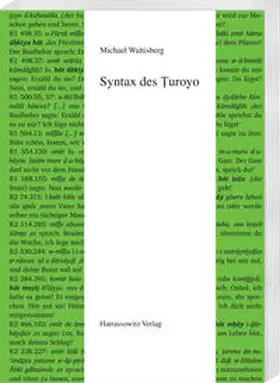 Waltisberg |  Syntax des ?uroyo | Buch |  Sack Fachmedien