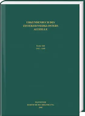  Urkundenbuch des Zisterzienserklosters Altzelle | Buch |  Sack Fachmedien