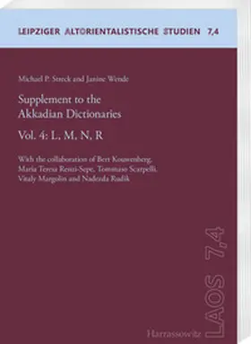 Streck / Wende |  Supplement to the Akkadian Dictionaries | Buch |  Sack Fachmedien