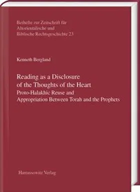 Bergland | Reading as a Disclosure of the Thoughts of the Heart | Buch | 978-3-447-11210-9 | sack.de