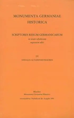 von Oefele |  Annales Altahenses maiores | Buch |  Sack Fachmedien