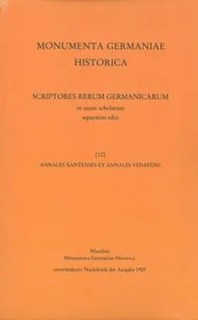 von Simson |  Annales Xantenses et Annales Vedastini | Buch |  Sack Fachmedien
