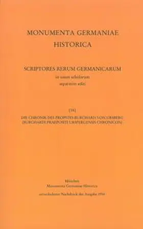 Holder-Egger / von Simson |  Die Chronik des Propstes Burchard von Ursberg | Buch |  Sack Fachmedien