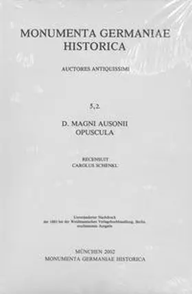 Schenkl |  D. Magni Ausonii Opuscula | Buch |  Sack Fachmedien