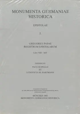 Ewald / Hartmann |  Gregorii I pape registrum epistolarum. Libri VIII-XIV. | Buch |  Sack Fachmedien