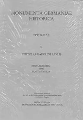 Dümmler |  Epistolae Karolini aevi (II) | Buch |  Sack Fachmedien