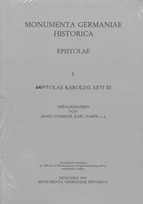 Dümmler / Hampe |  Epistolae Karolini aevi (III) | Buch |  Sack Fachmedien