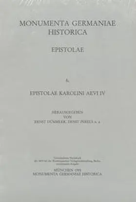 Dümmler / Perels |  Epistolae Karolini aevi (IV) | Buch |  Sack Fachmedien