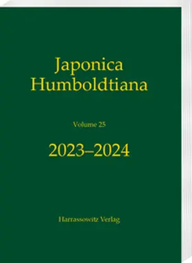 Kinski / Kracht / Rüttermann |  Japonica Humboldtiana 25 (2023-24) | Buch |  Sack Fachmedien
