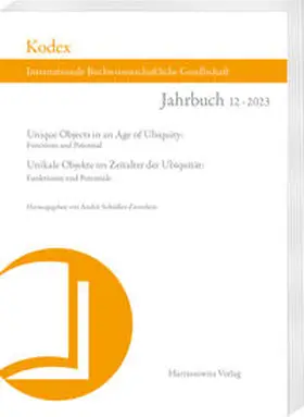 Schüller-Zwierlein |  Kodex. Jahrbuch der Internationalen Buchwissenschaftlichen Gesellschaft 12 (2023) | Buch |  Sack Fachmedien