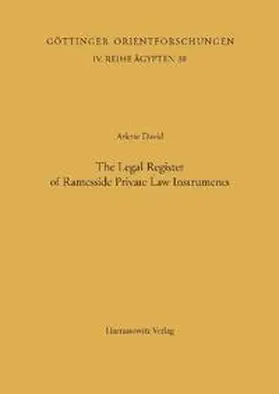 David |  Classification and Categorization in Ancient Egypt / The Legal Register of Ramesside Private Law Instruments | eBook | Sack Fachmedien
