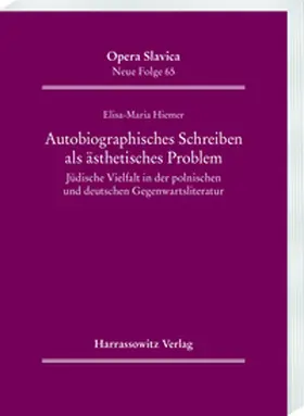 Hiemer |  Autobiographisches Schreiben als ästhetisches Problem | eBook | Sack Fachmedien