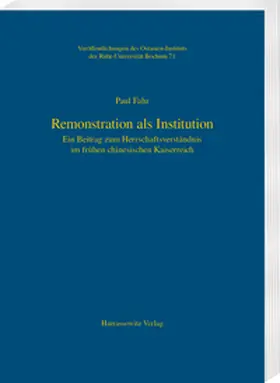 Fahr |  Remonstration als Institution | eBook | Sack Fachmedien