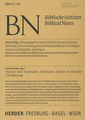 Hutter |  Themen und Tradition hethitischer Kultur in biblischer Überlieferung | Buch |  Sack Fachmedien