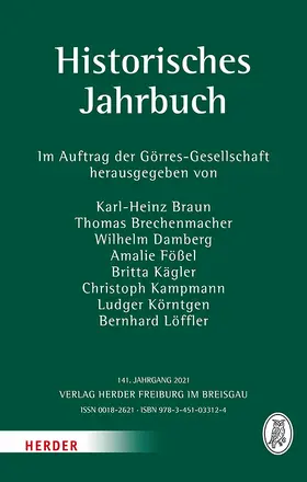  Historisches Jahrbuch | Buch |  Sack Fachmedien