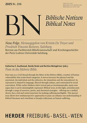 Southwood / Peetz / Liebermann |  Pain in the Hebrew Bible | Buch |  Sack Fachmedien